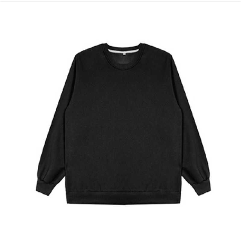 Autumn Winter Solid Hoodie Sweatershirts Casual Loose Pullover 11 Colors Szie M/L/XL/XXL Warm tops Female Clothes Coats 210910