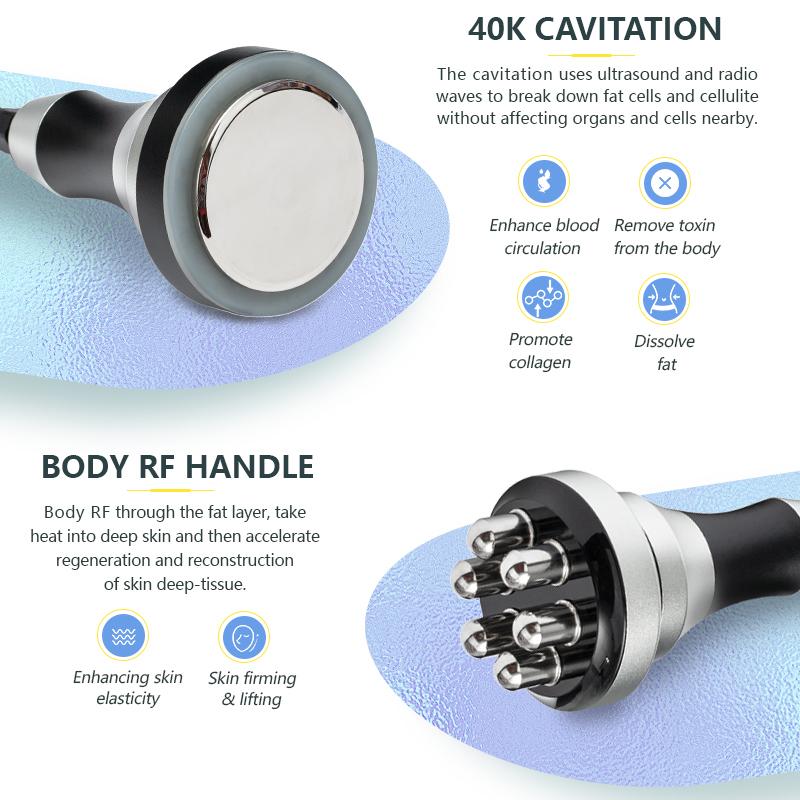 High quality fat freezing lipolaser cavitation RF slimming machine weight loss equipment Ultrasonic Cavitations vacuum cellulite reduce beauty device
