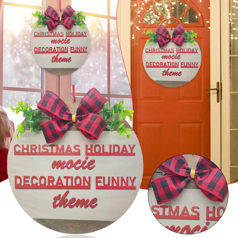 Christmas Decorations Holiday Theme Door Rack Sign Front Xmas Navidad Natal Noel Wood Wreath Wall Hanging Outdoor Decoration
Christmas Decorations Holiday Theme Door Rack Sign Front Xmas Navidad Natal Noel Wood Wreath Wall Hanging Outdoor Decoration
