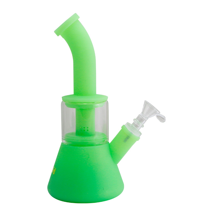 Waxmaid Dab Rig Beaker Bong 420 Rasta Mini Silicone Water Bongs 14.4 mm Joint Glass Sets Mini Bongs Mini Water Pipes
Waxmaid Dab Rig Beaker Bong 420 Rasta Mini Silicone Water Bongs 14.4 mm Joint Glass Sets Mini Bongs Mini Water Pipes