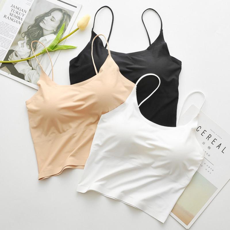 Female Summer Bras Active Bra Thin Sling Strap Tanks Women Seamless Ice Silk Beautiful Back Underwear Camisoles &, Beige
Female Summer Bras Active Bra Thin Sling Strap Tanks Women Seamless Ice Silk Beautiful Back Underwear Camisoles &, Beige