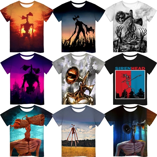 Summer Siren Head 3D Print T Shirt for Kids Teens Cartoon Anime T-shirt Boys Girls Children Short Sleeve Tee Tops Streetwear C0310, White
Summer Siren Head 3D Print T Shirt for Kids Teens Cartoon Anime T-shirt Boys Girls Children Short Sleeve Tee Tops Streetwear C0310, White