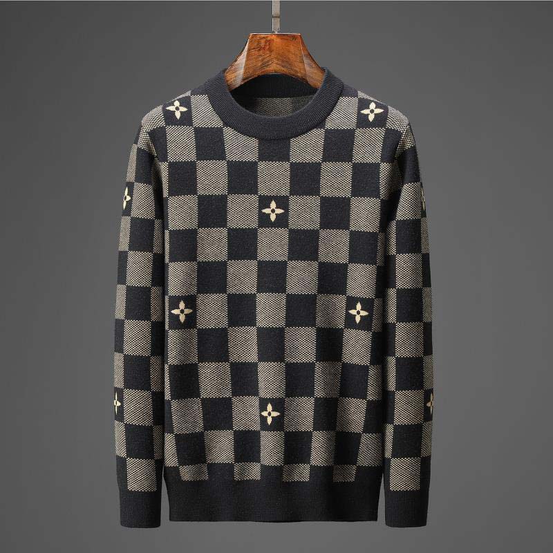 Fashion Autumn Winter Sweater Men Women Embroidery Knit Sweater Female Pullover Striped V-neck Sweater Women Jumpers M, Black
Fashion Autumn Winter Sweater Men Women Embroidery Knit Sweater Female Pullover Striped V-neck Sweater Women Jumpers M, Black