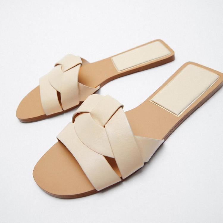 Slippers Meriahzheng Women's Summer 2021 Flat Sandals Fashion Outer Wear All-match Nude Square Toe Cross LJ, Beige yellow
Slippers Meriahzheng Women's Summer 2021 Flat Sandals Fashion Outer Wear All-match Nude Square Toe Cross LJ, Beige yellow