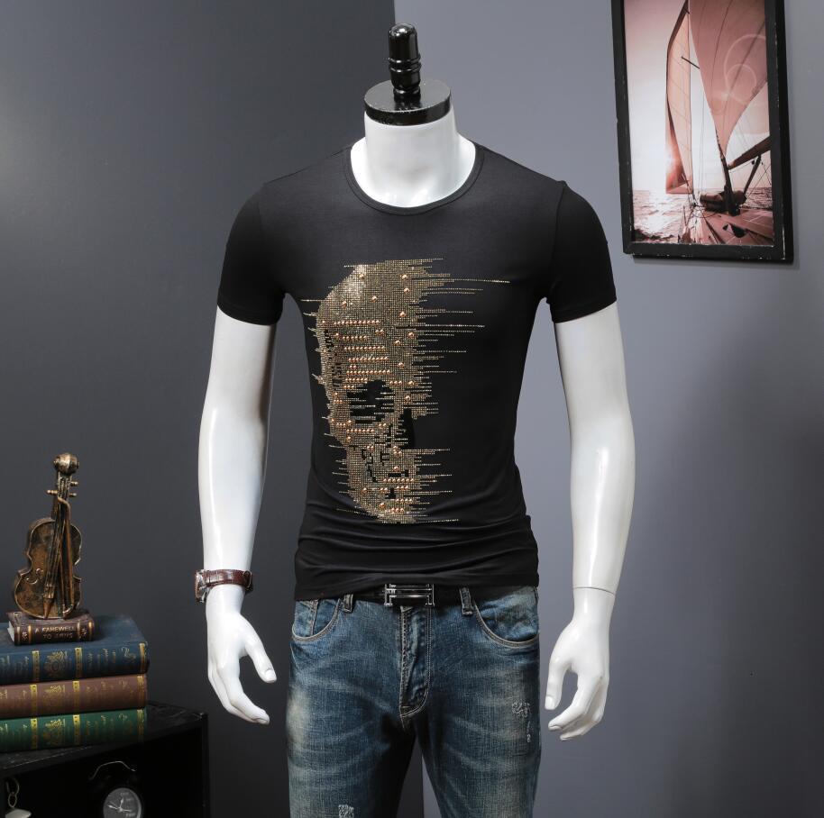2021 New T-shirts Men's Short Sleeve o Neck Tight Cotton t Shirt Homme Tees R6c5, As shown
2021 New T-shirts Men's Short Sleeve o Neck Tight Cotton t Shirt Homme Tees R6c5, As shown