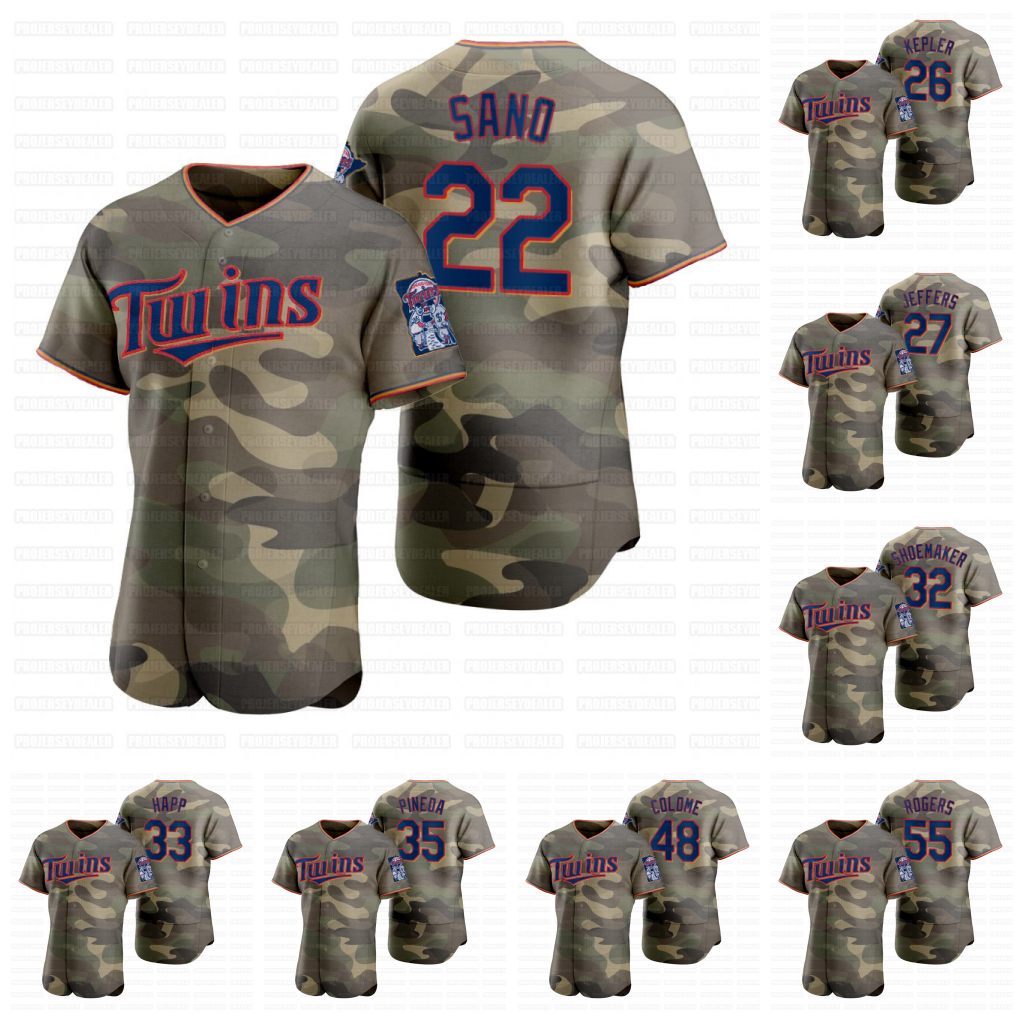 Minnesota Max Kepler Camo 2021 Armed Forces Day Jersey Miguel Sano J.A. Happ Nelson Cruz Andrelton Simmons Byron Buxton Sergio Romo Eddie Rosario Jorge Polanco, Flex base mens s-xxxl
Minnesota Max Kepler Camo 2021 Armed Forces Day Jersey Miguel Sano J.A. Happ Nelson Cruz Andrelton Simmons Byron Buxton Sergio Romo Eddie Rosario Jorge Polanco, Flex base mens s-xxxl