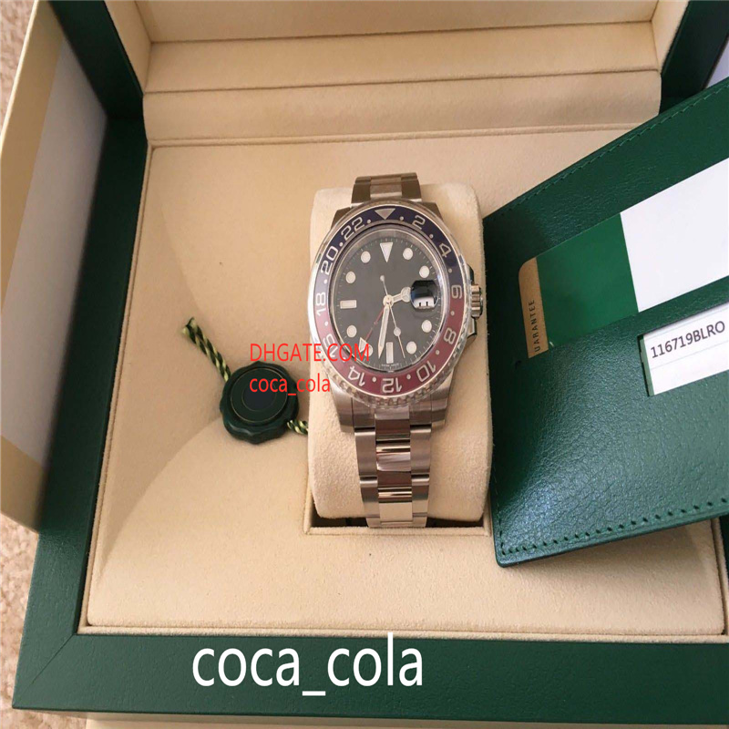 Luxury Fashion WATCH Japan Movement Perpetual Stainless Steel Ceramic 40mm GMT II Mens Watch Black # 116719 Box Papers Dress Styles Men's Watches
Luxury Fashion WATCH Japan Movement Perpetual Stainless Steel Ceramic 40mm GMT II Mens Watch Black # 116719 Box Papers Dress Styles Men's Watches