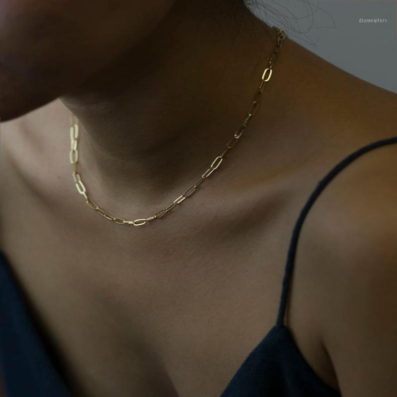Chains Simple Thick Chain Necklace INS Gold Color Minimalist Clavicle Choker For Women Fashion Jewelry
Chains Simple Thick Chain Necklace INS Gold Color Minimalist Clavicle Choker For Women Fashion Jewelry