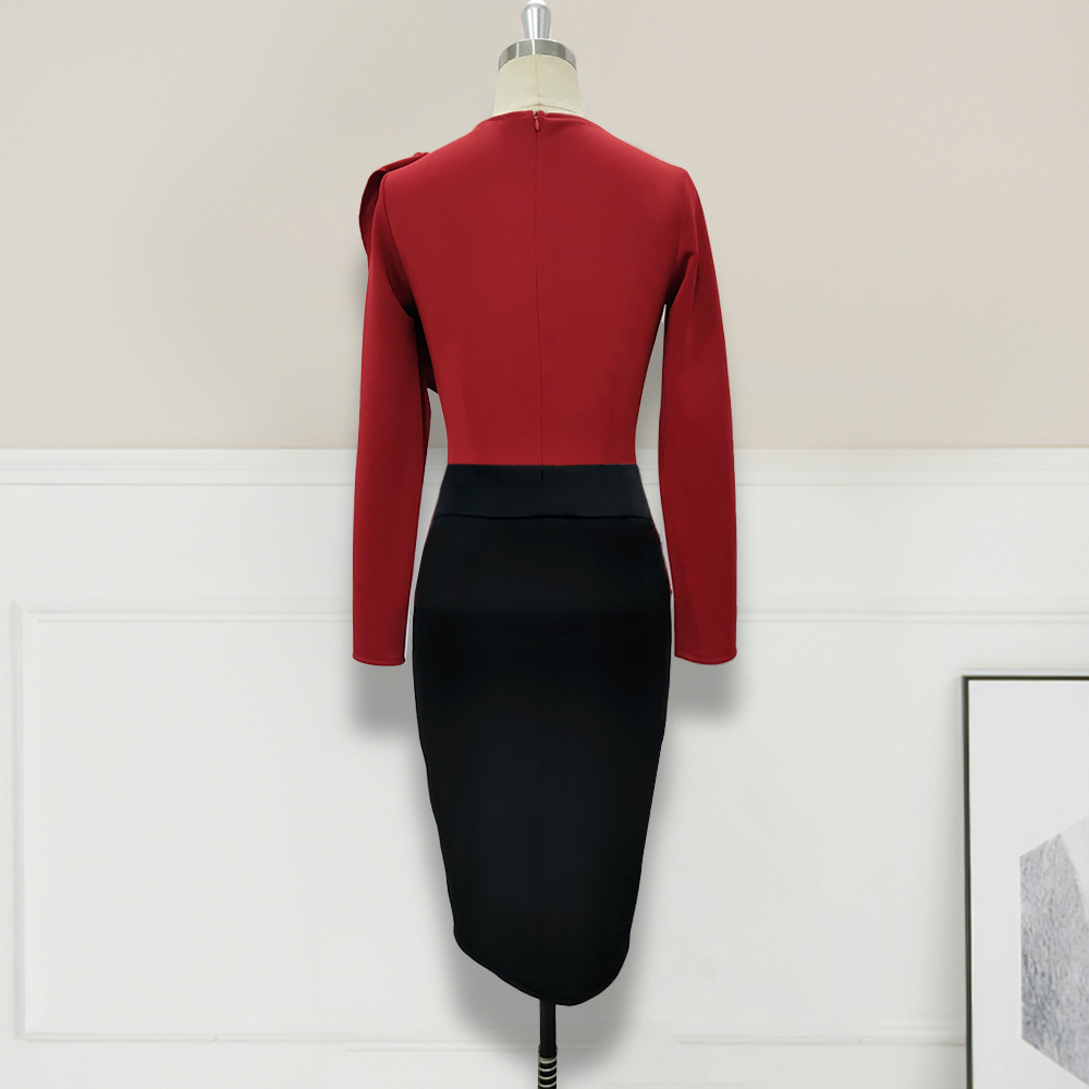 Black High Waist Skirt Elastic Bodycon Pencil Elegant Women Office Lady Summer African Modest Fashion Classy Jupes Falads Saias 210309
