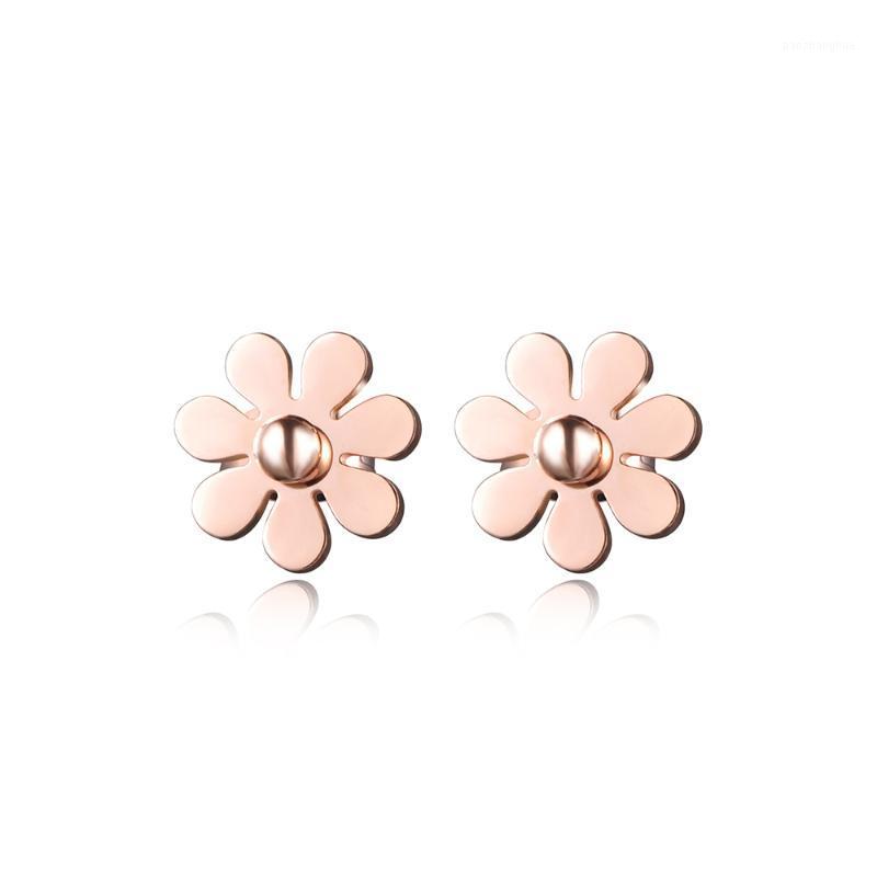 Stud Classic Cute Small Daisy Flower Earrings Rose Gold Color Stainless Steel Trendy Jewelry For Women JE17028, Golden;silver
Stud Classic Cute Small Daisy Flower Earrings Rose Gold Color Stainless Steel Trendy Jewelry For Women JE17028, Golden;silver