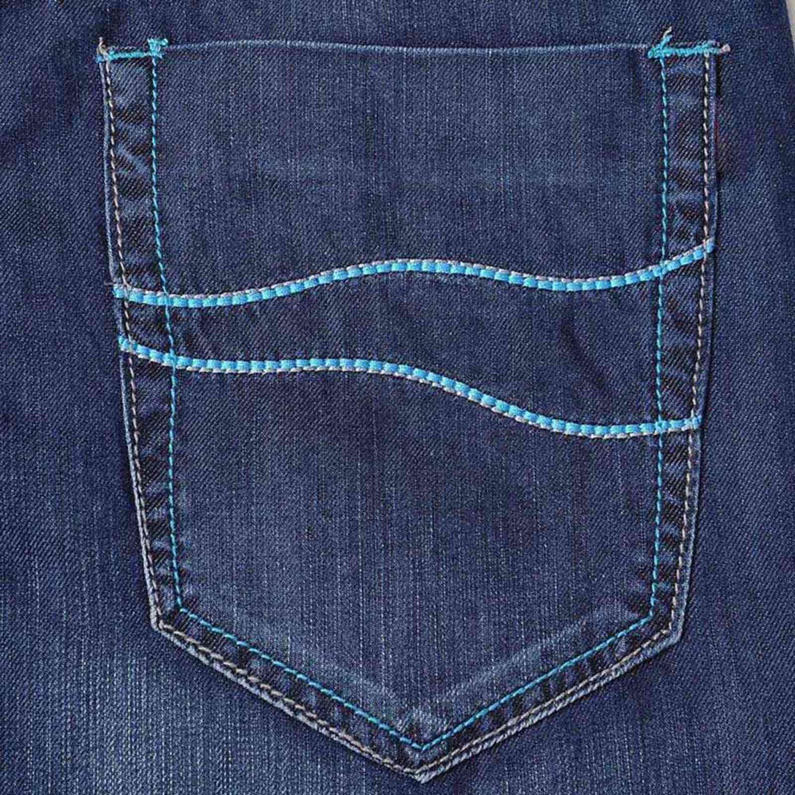 Fashion Men Jeans Cowboy Straight Loose Baggy Harem Denim Pants Casual Cotton Wide Leg Trousers Blue Plus Size 27-48 211108