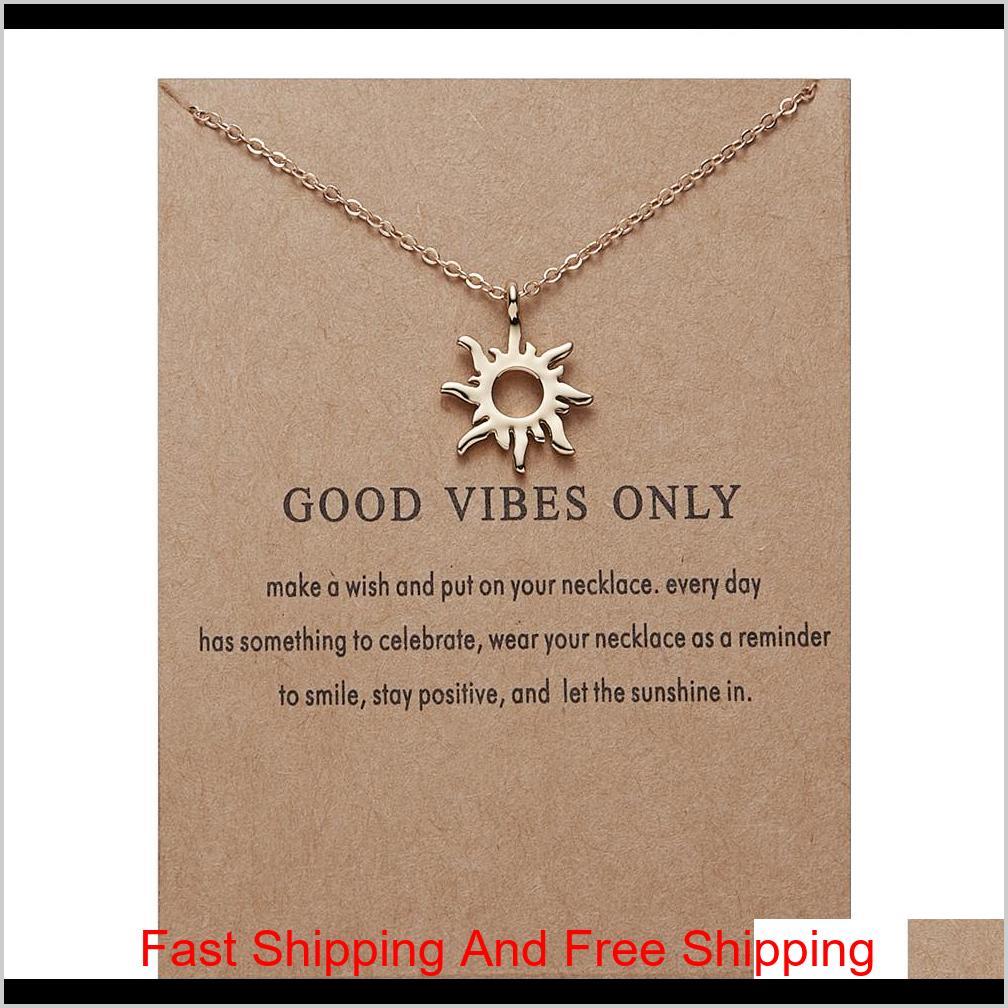 Cr Jewelry New Arrival Dogeared Necklace With Gift Card Elephant Pearl Love Wings Key Zodiac Sign Compass Lotus Pendant For