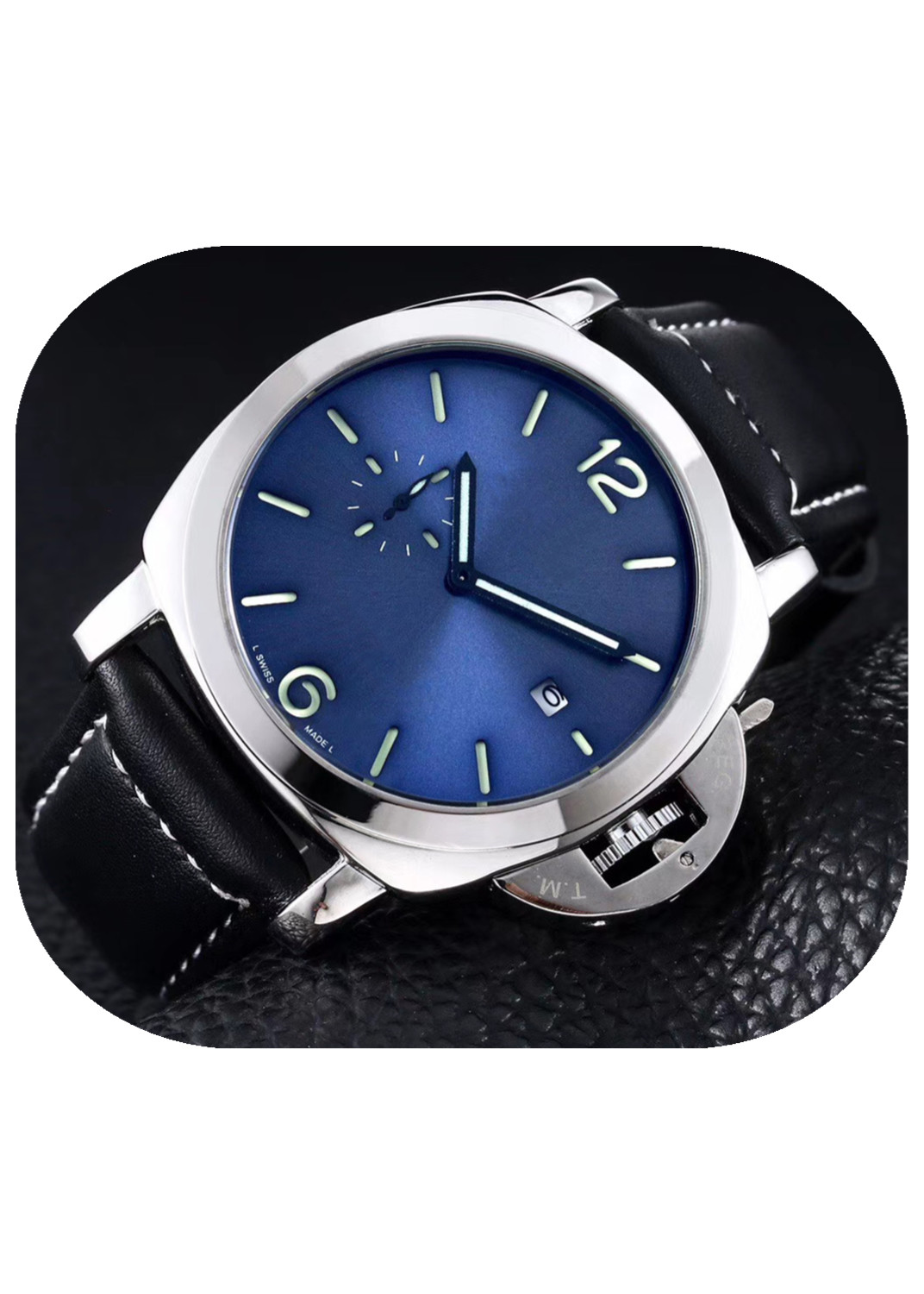 2021 Fashion Italy Top Brand Watches Three stitches series small needle run second Luxury mens watch Casual Quartz Wristwatch
2021 Fashion Italy Top Brand Watches Three stitches series small needle run second Luxury mens watch Casual Quartz Wristwatch