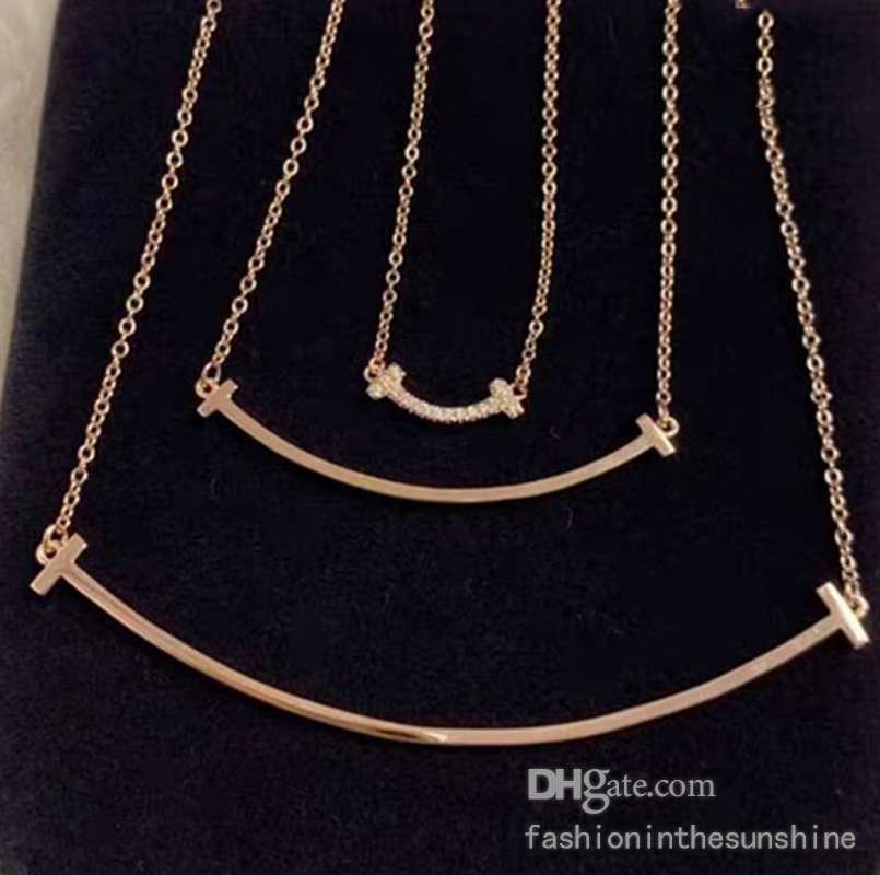 designer women mens smile pendant pendants necklace necklaces fashion jewelry clavicle chain fresh simple personalized wedding gift with box, Silver
designer women mens smile pendant pendants necklace necklaces fashion jewelry clavicle chain fresh simple personalized wedding gift with box, Silver
