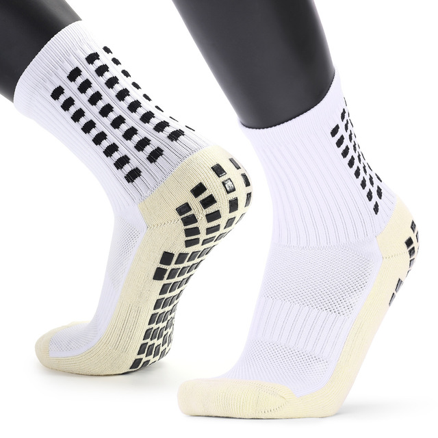 USA stock Men's Anti Slip Football Basketball Socks Athletic Long Socks Absorbent Sports Grip Socks For Basketball Soccer Volleyball Running