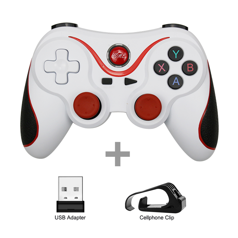 Game Controller Wireless Terios T3/X3 For PS3/Android Smartphone Tablet PC With Remote Bluetooth-compatible + TV Box Holder T3
