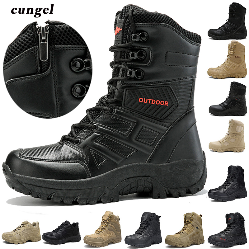 Brand Military Tactical Mens Boots Special Force Leather Desert Combat Ankle Boot Army Work MenS Shoes Plus Size 39, 068-black
Brand Military Tactical Mens Boots Special Force Leather Desert Combat Ankle Boot Army Work MenS Shoes Plus Size 39, 068-black