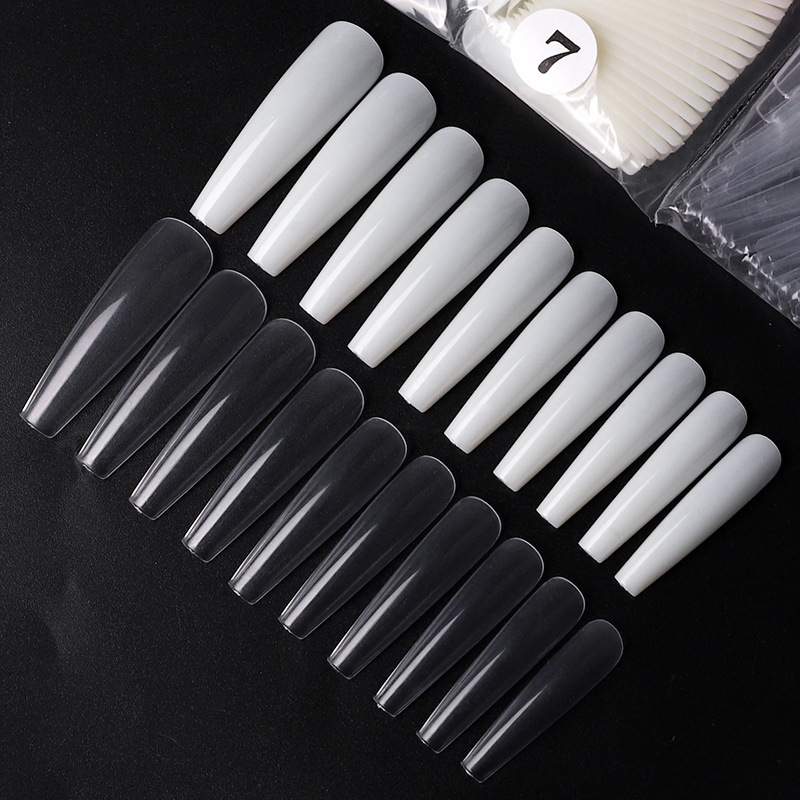 500pcs/bag Acrylic False Extra Long Ballerina Coffin Nails Fake Nail Tips Clear Natural White Press On Nails UV Gel Polish, Red;gold
500pcs/bag Acrylic False Extra Long Ballerina Coffin Nails Fake Nail Tips Clear Natural White Press On Nails UV Gel Polish, Red;gold