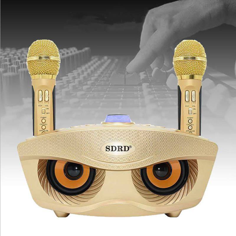 Owl SD306 Family KTV Wireless Microphone Bluetooth Speaker Support K Song Duo Chorus
Owl SD306 Family KTV Wireless Microphone Bluetooth Speaker Support K Song Duo Chorus