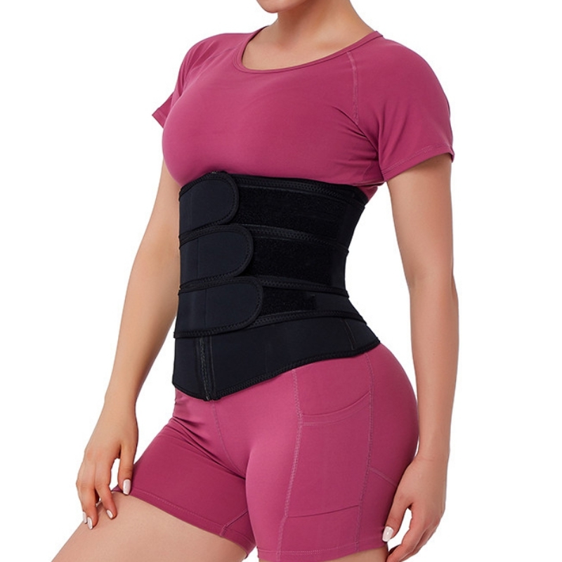 STARKING Shaperwear Waist Trainer Neoprene Belt Weight Loss Cincher Body Shaper Tummy Control Strap Fitness Fat Burning Belt 210305