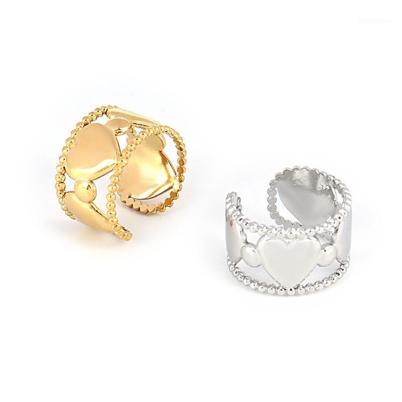 Wedding Rings Heart Stainless Steel Classic Jewelry Japanese Luxury European American Women Sexy Index Finger Open, Slivery;golden
Wedding Rings Heart Stainless Steel Classic Jewelry Japanese Luxury European American Women Sexy Index Finger Open, Slivery;golden