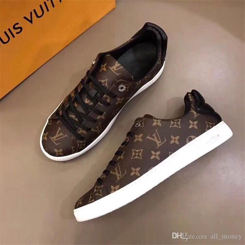 

Designer LOUIS VUITTON LV sneakers Casual Shoes unisex MONOGRAM running for men womens runners flats luxury Genuine Leather racer