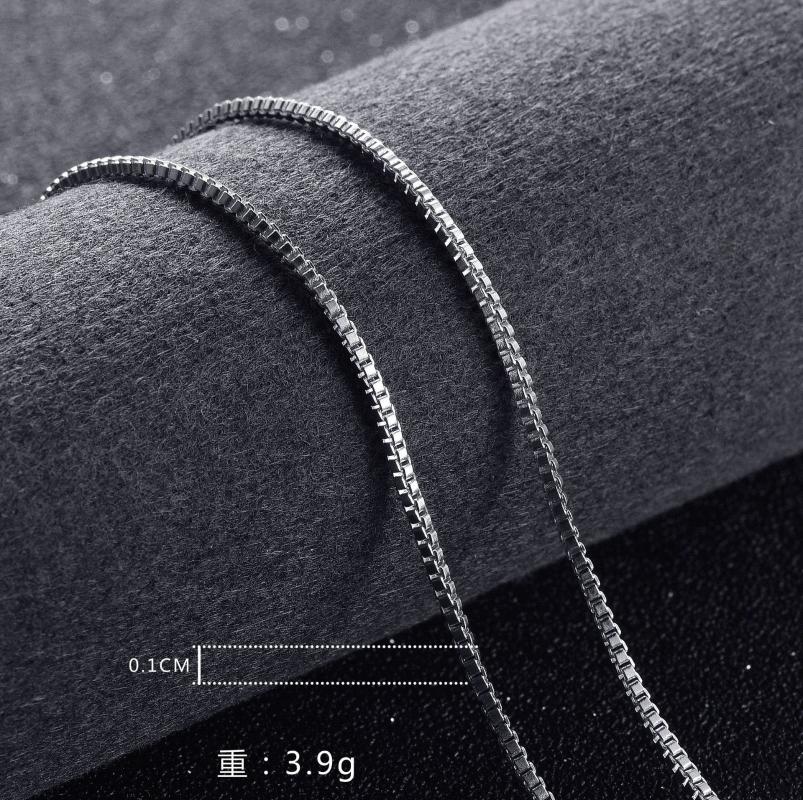 Chains 10pcs/lot Fashion 1MM Box Chain 925 Sterling Silver Necklace For Women Men 16-24inch Wedding Party Jewelry Christmas Gift
Chains 10pcs/lot Fashion 1MM Box Chain 925 Sterling Silver Necklace For Women Men 16-24inch Wedding Party Jewelry Christmas Gift