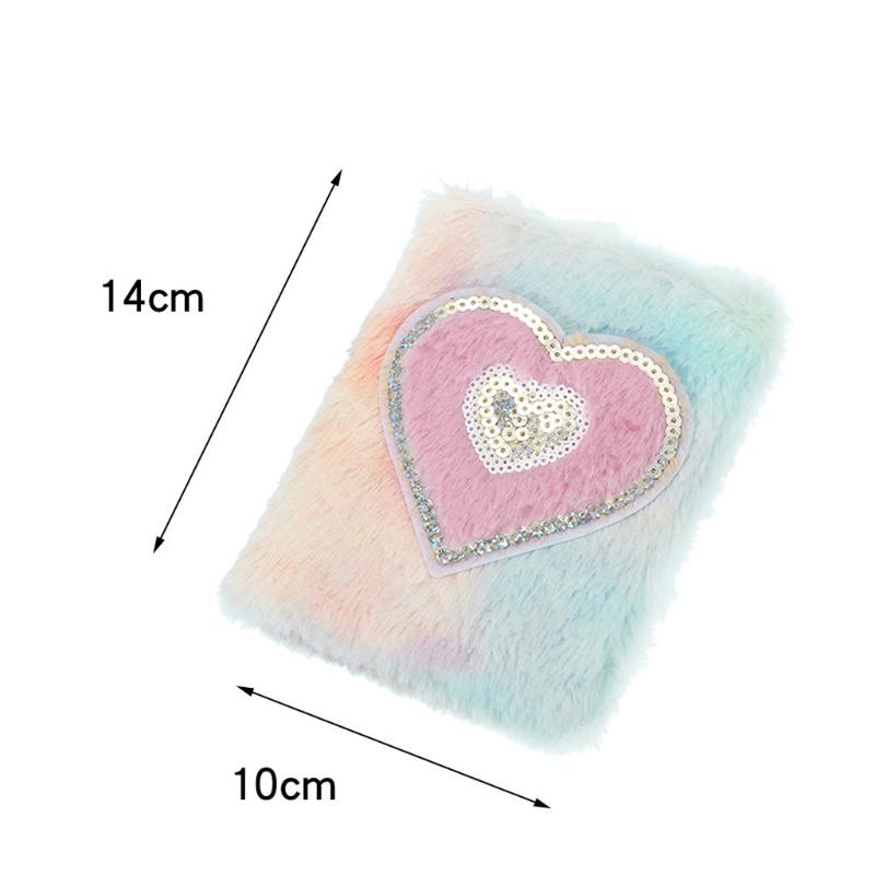 Plush Cartoon Cute Diary Book Notebook Notepad Paper High Quality Supplies For School Office Accessories Child Cute Notebook