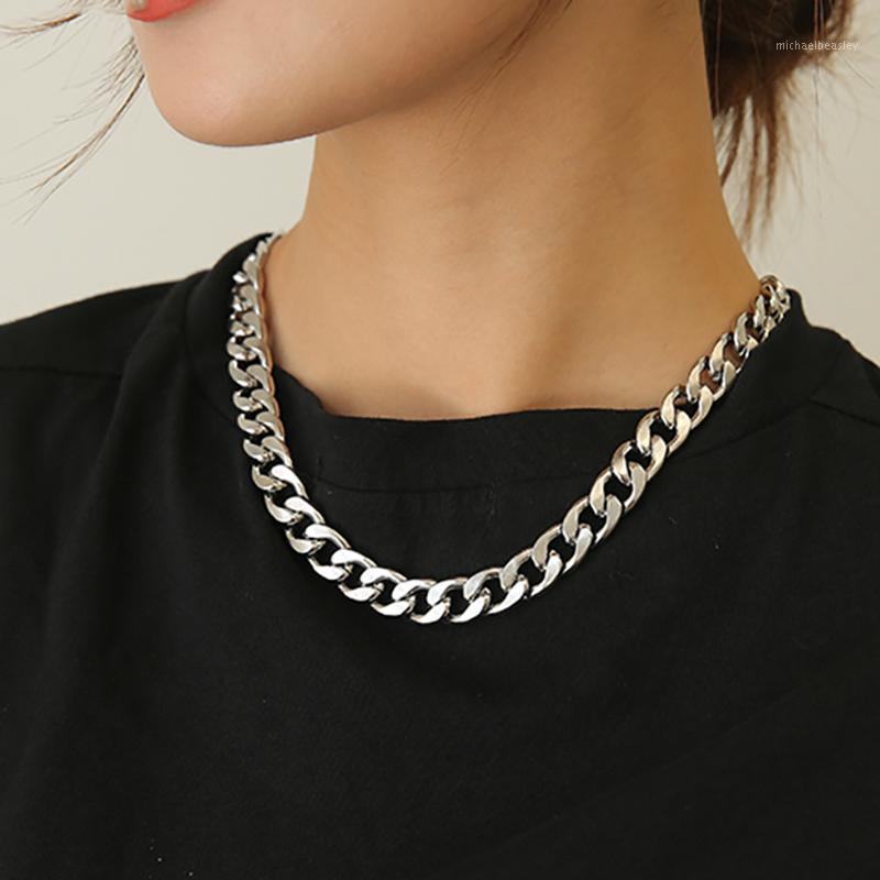 Chains Stainless Steel Chain Necklace Long Hip Hop Cuban On The Neck Fashion Jewelry For Women Men Accessories Friends Gift
Chains Stainless Steel Chain Necklace Long Hip Hop Cuban On The Neck Fashion Jewelry For Women Men Accessories Friends Gift