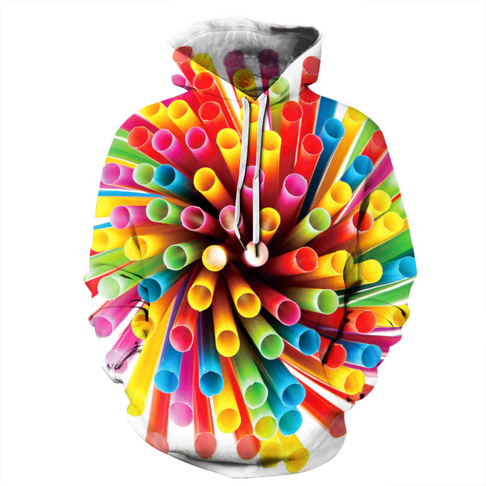 Fleeces Sweater Hoodie HoodyAutumn and winter multi barrel 3D digital printing Pullover Hooded Sweater loose long sleeve lovers wear, Baihuatongwei
Fleeces Sweater Hoodie HoodyAutumn and winter multi barrel 3D digital printing Pullover Hooded Sweater loose long sleeve lovers wear, Baihuatongwei