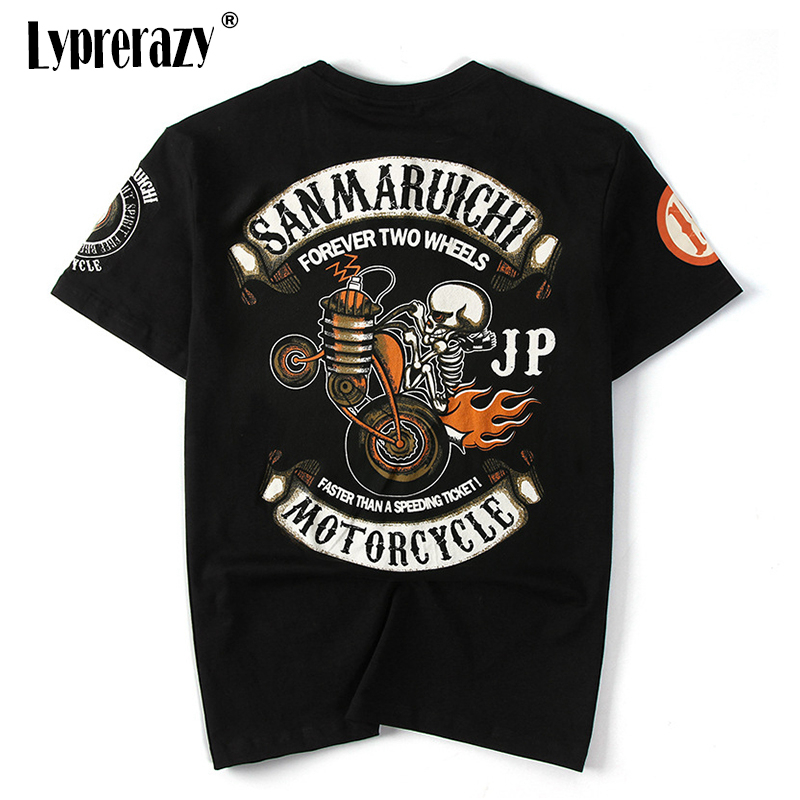 Casual Print Hip hop Skateboard T-shirt Men Japan Punk Skull Vintage Tees Blood Forever Two Wheels Stock Motorcycle Riders, White
Casual Print Hip hop Skateboard T-shirt Men Japan Punk Skull Vintage Tees Blood Forever Two Wheels Stock Motorcycle Riders, White