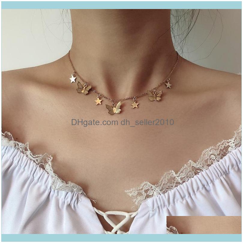 Necklaces & Pendants Jewelryjewelry Cool Wind Five Pointed Star Necklace Female Simple Minority Butterfly Choker Chains Drop Delivery 2021 G
Necklaces & Pendants Jewelryjewelry Cool Wind Five Pointed Star Necklace Female Simple Minority Butterfly Choker Chains Drop Delivery 2021 G