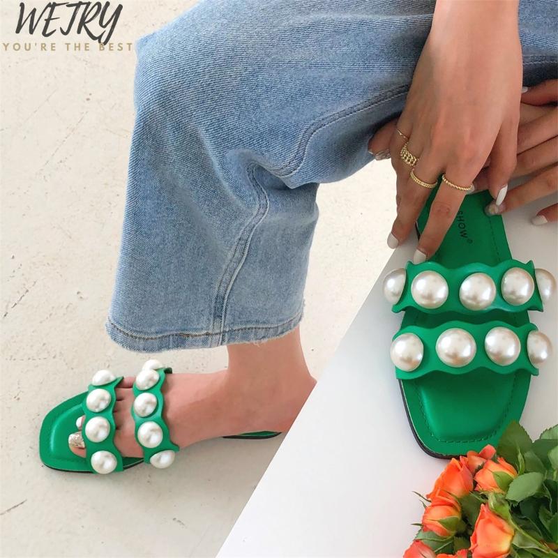 New Women Slippers Shoes Open Toe Fashion Pearl Summer Shoes Ladies Slippers Outside Beach Tring Of Beads Female Sandal, A1
New Women Slippers Shoes Open Toe Fashion Pearl Summer Shoes Ladies Slippers Outside Beach Tring Of Beads Female Sandal, A1
