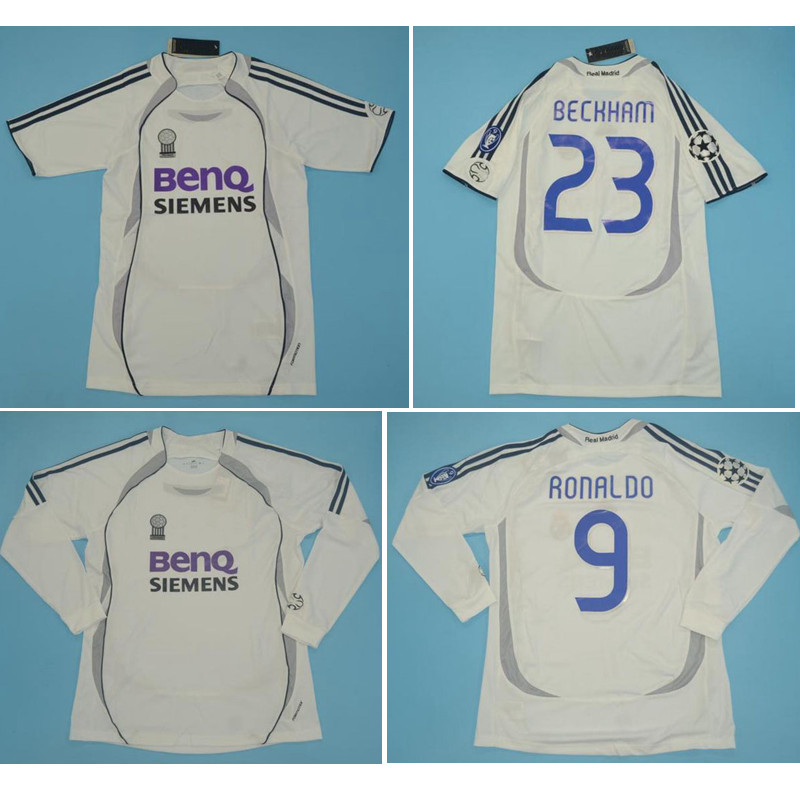 Top 06 07 Real Madrid Retro jerseys RAUL BECKHAM Soccer jersey vintage classic 2006 2007 RONALDO camisetas shirt, Realmadrid2002home(long)
Top 06 07 Real Madrid Retro jerseys RAUL BECKHAM Soccer jersey vintage classic 2006 2007 RONALDO camisetas shirt, Realmadrid2002home(long)