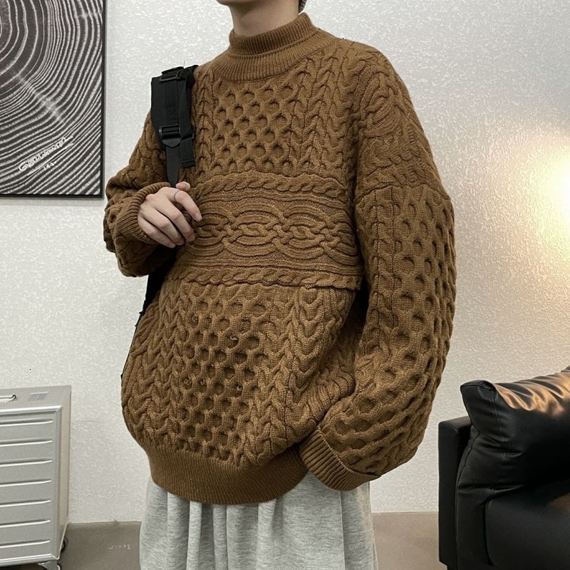 2021 New Winter Thick Turtleneck Sweater Men's Warm Fashion Casual Retro Knitted Pullover Men Wild Loose Korean Sweaters Mens Clothes 23i1, Gray
2021 New Winter Thick Turtleneck Sweater Men's Warm Fashion Casual Retro Knitted Pullover Men Wild Loose Korean Sweaters Mens Clothes 23i1, Gray