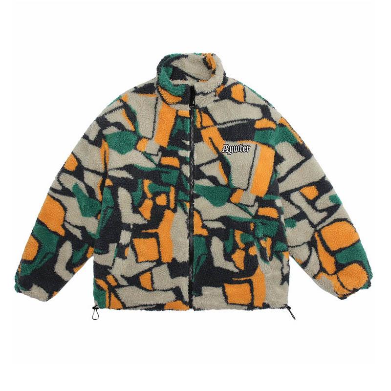Men's Jackets High Street Flannel Jacket Men Furry Color Block Patchwork Embroidery Letter Cotton Fleece Stand-up Collar Coat Couple, Beige
Men's Jackets High Street Flannel Jacket Men Furry Color Block Patchwork Embroidery Letter Cotton Fleece Stand-up Collar Coat Couple, Beige