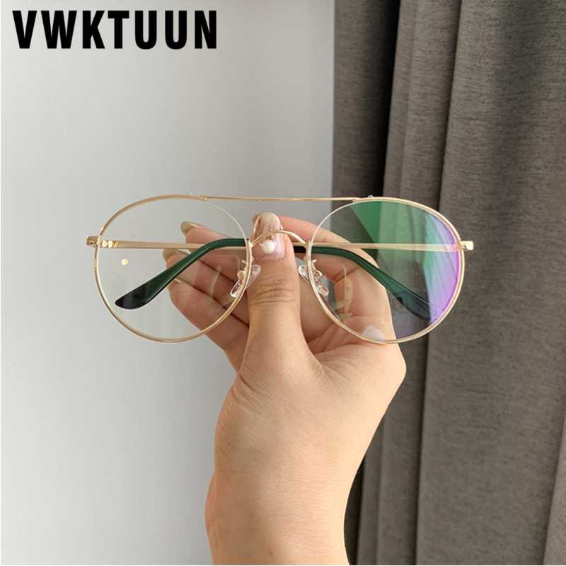 Fashion Sunglasses Frames VWKTUUN Metal Frame Prescription Glasses Round Optical Women Men Twin Beam Fake Reading Eyewear
Fashion Sunglasses Frames VWKTUUN Metal Frame Prescription Glasses Round Optical Women Men Twin Beam Fake Reading Eyewear