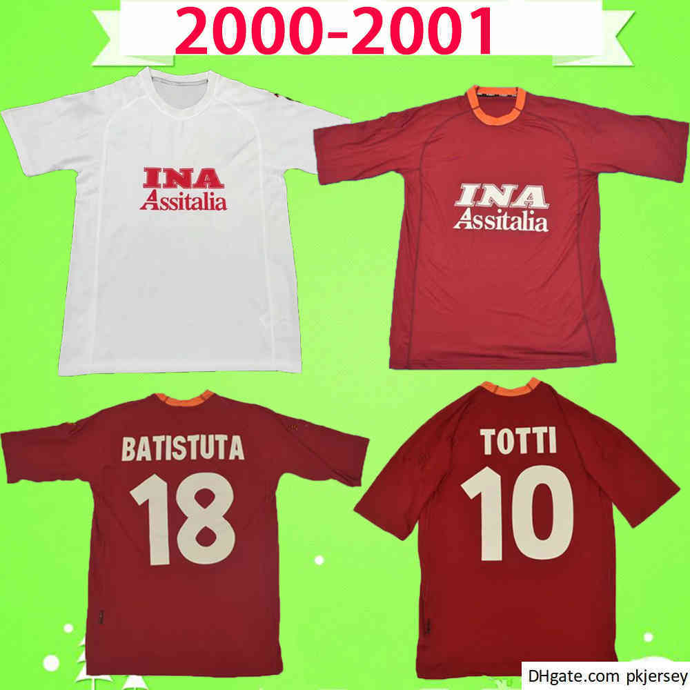 2000 2001 RETRO roma soccer jersey 00 01 TOTTI BATISTUTA Candela Montella shirt uniform classic commemorate Collection vintage rome Maglia da calcio, Black;yellow
2000 2001 RETRO roma soccer jersey 00 01 TOTTI BATISTUTA Candela Montella shirt uniform classic commemorate Collection vintage rome Maglia da calcio, Black;yellow