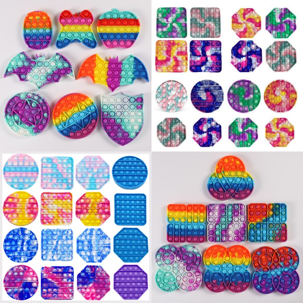 New 2021 Tie Die Rainbow Push Bubble Fidget Sensory Toy Stress Reliever Stress Relief Decompression Toys
New 2021 Tie Die Rainbow Push Bubble Fidget Sensory Toy Stress Reliever Stress Relief Decompression Toys