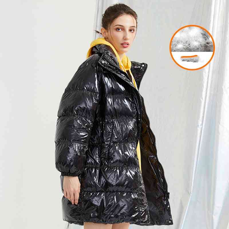 90% White Duck Down Jacket Women Thick Long Winter Coat Hooded Korean Female Puffer Doudoune Femme 210603, Purple
90% White Duck Down Jacket Women Thick Long Winter Coat Hooded Korean Female Puffer Doudoune Femme 210603, Purple