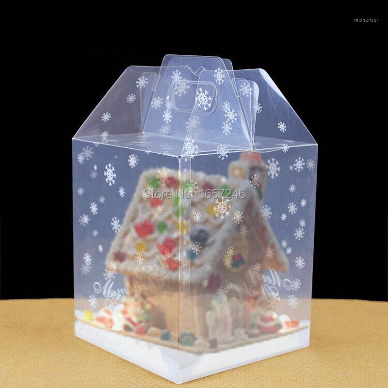 Gift Wrap 50pcs 15*15*18cm Transparent Gingerbread House Package Cookie Cake Candy Chocolate Box Wedding Favors Boxes
Gift Wrap 50pcs 15*15*18cm Transparent Gingerbread House Package Cookie Cake Candy Chocolate Box Wedding Favors Boxes