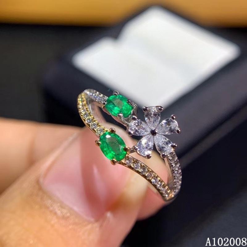 Cluster Rings KJJEAXCMY Fine Jewelry 925 Sterling Silver Inlaid Natural Emerald Ring Female Classic Gemstone Elegant Support Test
Cluster Rings KJJEAXCMY Fine Jewelry 925 Sterling Silver Inlaid Natural Emerald Ring Female Classic Gemstone Elegant Support Test
