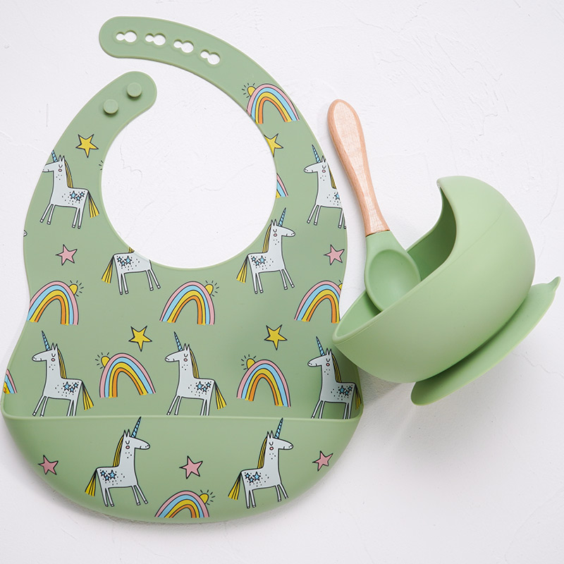 Colorful Silicone Spoon With Wooden Handle Hot Selling Baby sucker Bowl Waterproof Adjustable Baby Bibs Print Saliva Towel.
Colorful Silicone Spoon With Wooden Handle Hot Selling Baby sucker Bowl Waterproof Adjustable Baby Bibs Print Saliva Towel.