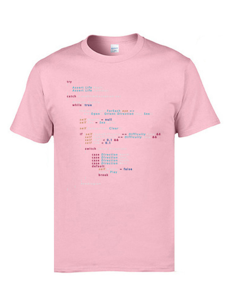 Colored Code Programming JS Men T Shirts Senior IT Engineer SCJP Programmer 100% Cotton Tee Shirts Keyboardman Workday 210225