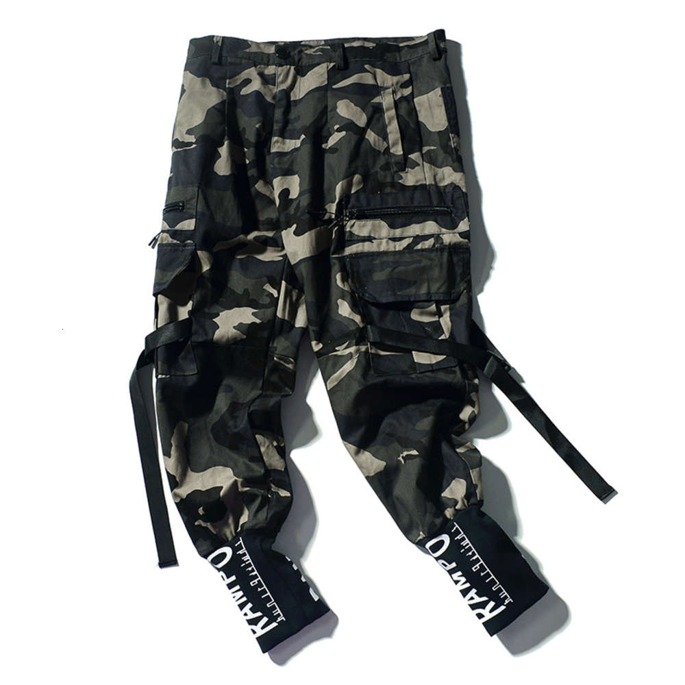 Men's camouflage overalls in summer 2019, Black