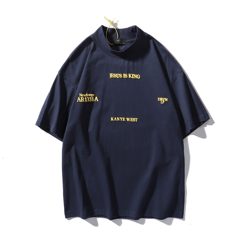 2021 New Kanye West High Street Oversize Casual T-shirt Mens Turtleneck Letter Foam Short Sleeve t Shirt Hip Hop Harajuku Loose Tees 22tl, White;black
2021 New Kanye West High Street Oversize Casual T-shirt Mens Turtleneck Letter Foam Short Sleeve t Shirt Hip Hop Harajuku Loose Tees 22tl, White;black