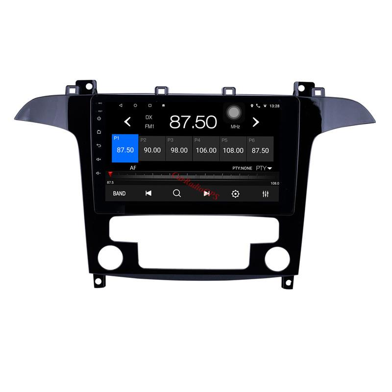 Android Car Dvd Player 9 Inch Gps Navigation System Audio Stereo for Ford S-Max 2007-2008 Auto A/C