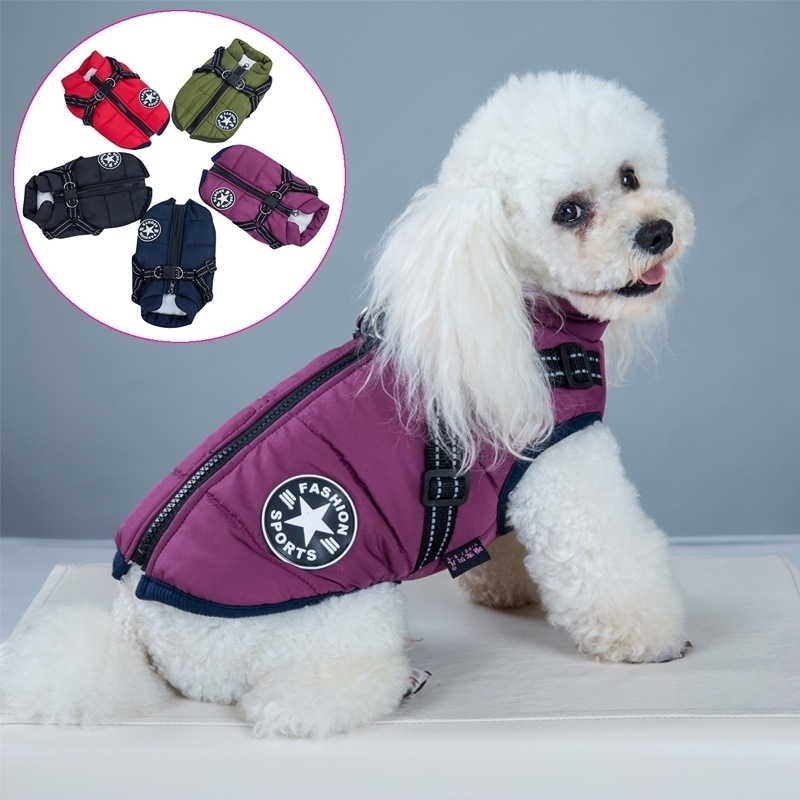 Pet Harness Vest Clothes Puppy Clothing Waterproof Dog Jacket Winter Warm Pet Clothes For Small Dogs Shih Tzu Chihuahua Pug Coat Y200917, Purple
Pet Harness Vest Clothes Puppy Clothing Waterproof Dog Jacket Winter Warm Pet Clothes For Small Dogs Shih Tzu Chihuahua Pug Coat Y200917, Purple