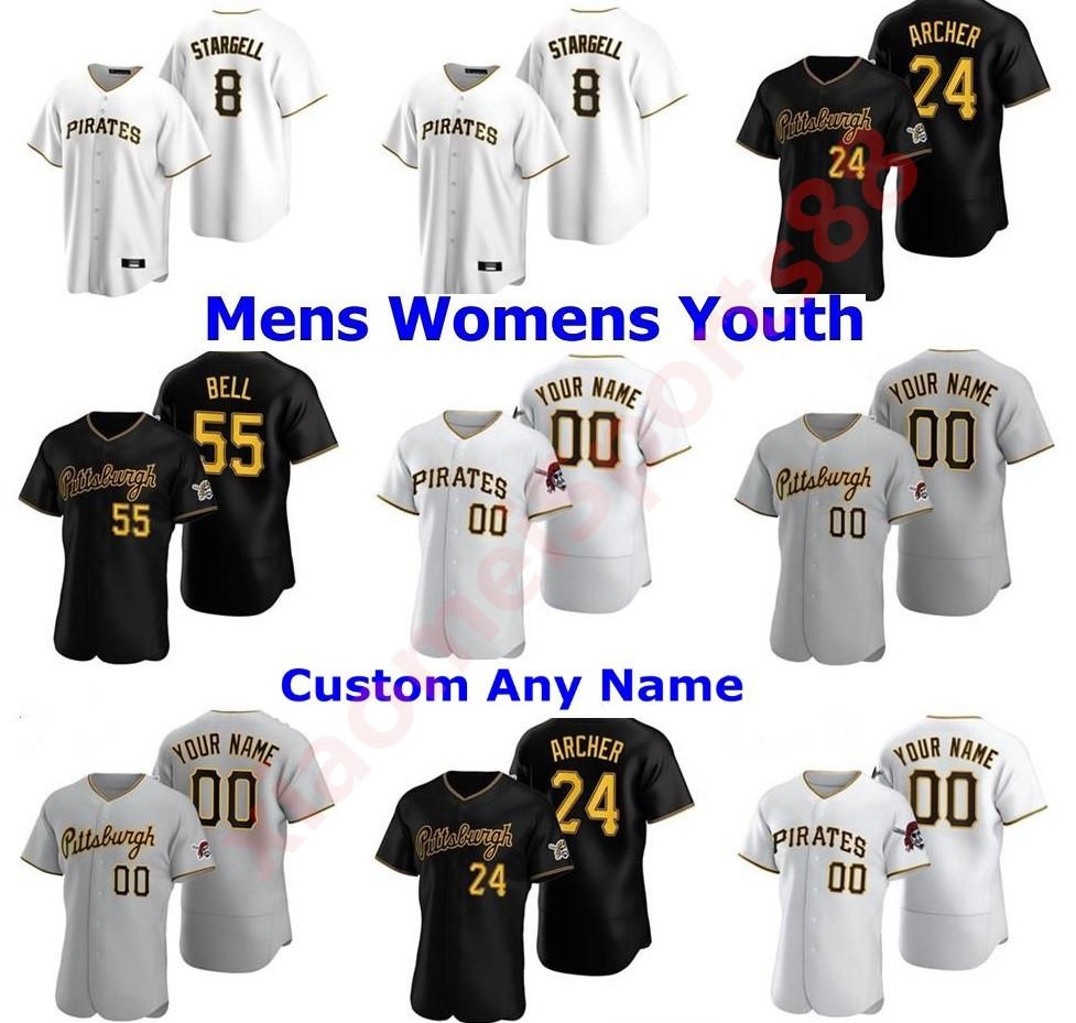 20 21 Pittsburgh Men Women kids baseball Jerseys Chris Archer Corey Dickerson Josh Bell Cole Tucker Jameson Taillon Jung Honus Pirates Jersey, As shown in illustration
20 21 Pittsburgh Men Women kids baseball Jerseys Chris Archer Corey Dickerson Josh Bell Cole Tucker Jameson Taillon Jung Honus Pirates Jersey, As shown in illustration