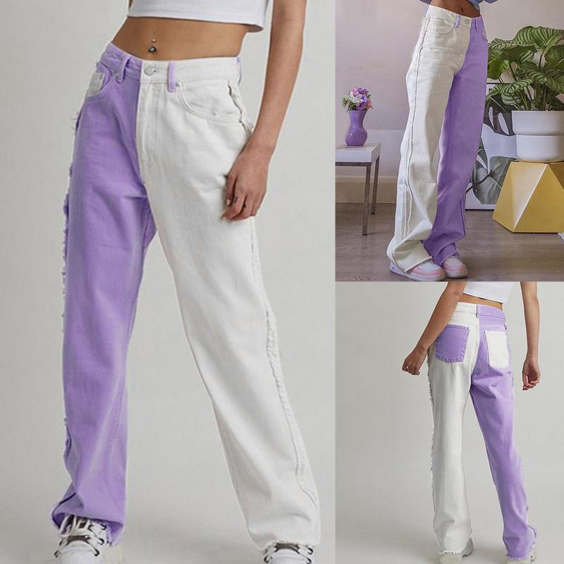 Yoga Outfit Dichromatic Double Color Mom Jeans Pants For Woman Style Fashion Cool Denim Urbane Streetwear Drop, Pp
Yoga Outfit Dichromatic Double Color Mom Jeans Pants For Woman Style Fashion Cool Denim Urbane Streetwear Drop, Pp